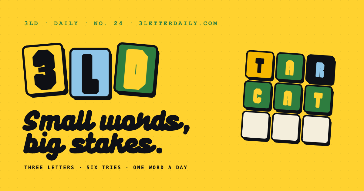 3 Letter Daily — cover